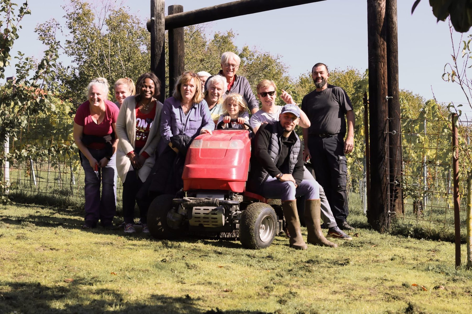 La famille du vignoble